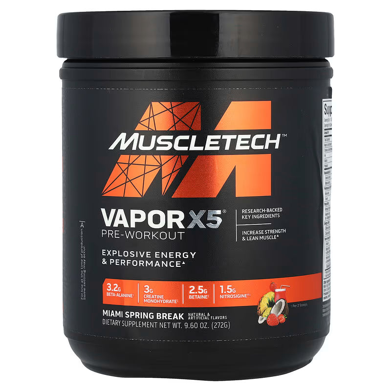 MuscleTech VaporX5 Pre‑Workout Miami Spring Break