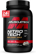 MUSCLETECH NITRO TECH 100% WHEY GOLD Cookies / 2LBS