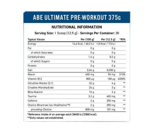 A.B.E Ultimate Preworkout Cherry Cola