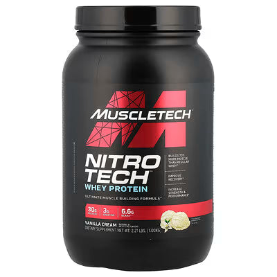 MuscleTech Nitro Tech Vanilla Cream 2.20lb