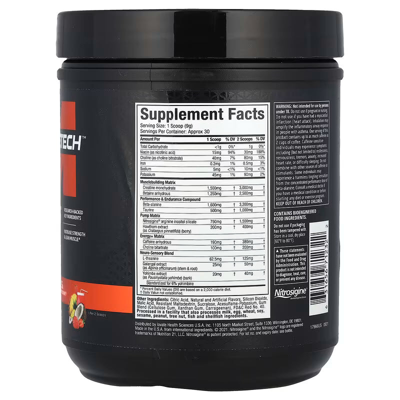 MuscleTech VaporX5 Pre‑Workout Miami Spring Break