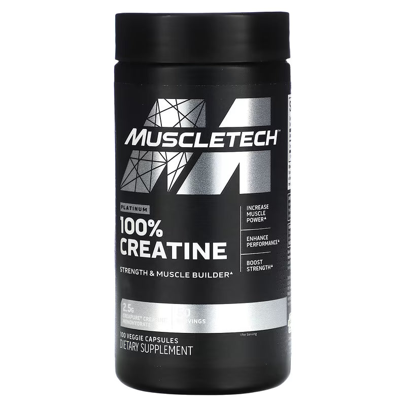 MUSCLETECH CREATINA 100% PLATINUM 80 SERVIDAS