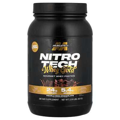 MUSCLETECH NITRO TECH 100% WHEY GOLD Chocolate / 2LBS